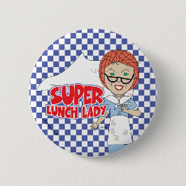 Super Lunchdame Knop Ronde Button 5,7 Cm