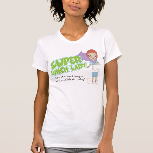 Super Lunchdame T-Shirt (Voorkant)