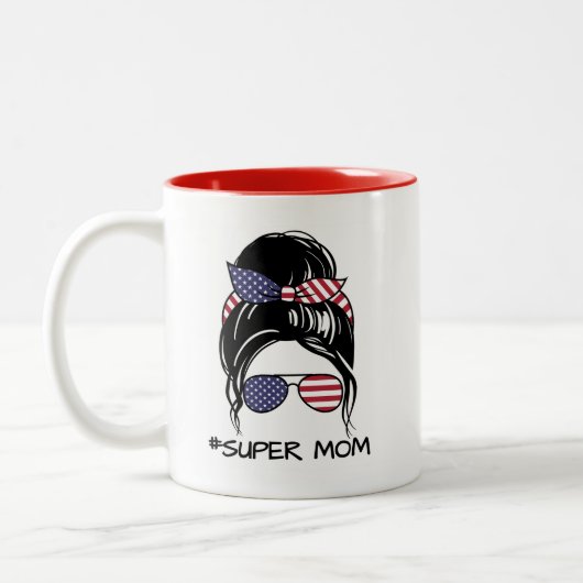 Super Ma Coffee-Mok Tweekleurige Koffiemok (Links)