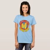 Super Ma Moederdag Damas Ringer T-Shirt (Voorkant volledig)