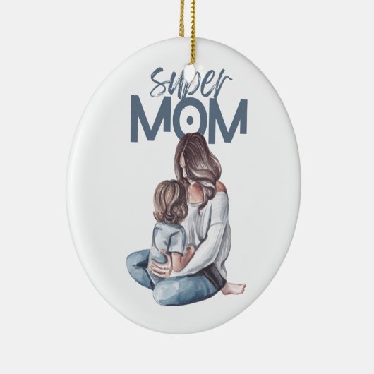 Super Ma Moederdag Ornament (Rechts)