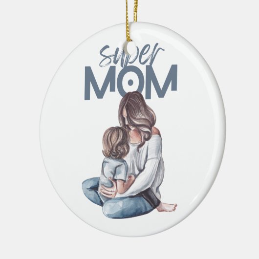 Super Ma Moederdag Ornament (Links)