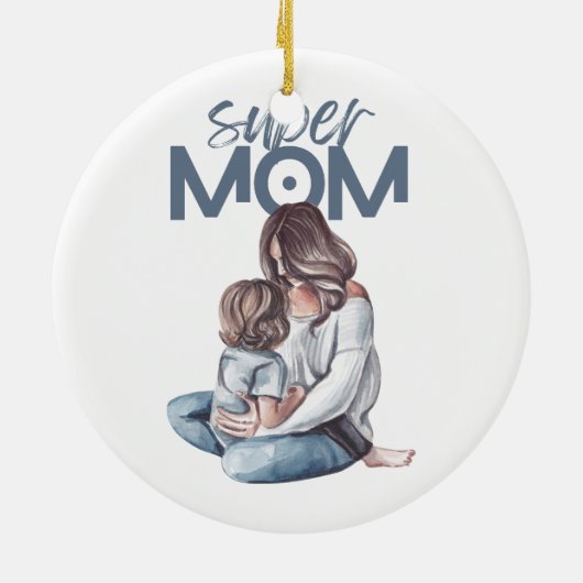 Super Ma Moederdag Ornament (Achterkant)