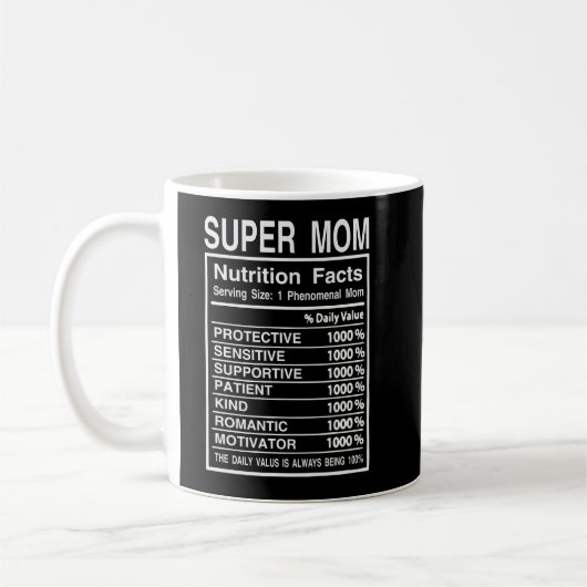 Super Ma Nutrition Facts Koffiemok (Links)