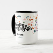 Super Maîtresse Two-Tone Coffee Mok (Voorkant links)