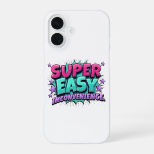 Super makkelijk nauwelijks een last iPhone 16 hoesje