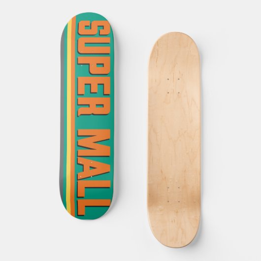 Super Mall 8 1/4" Skateboard Deck (Voorkant)