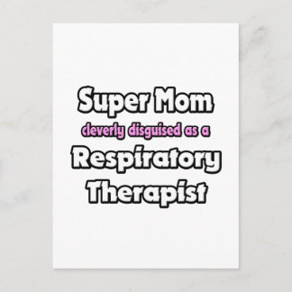Super mam... Ademhalingstherapeut Briefkaart