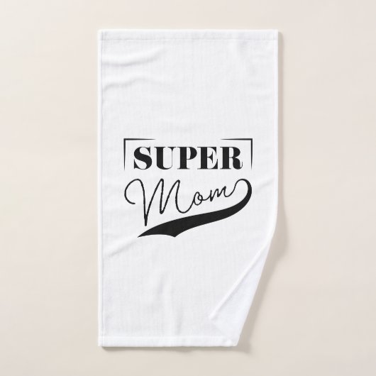 Super Mam Bad Handdoek (Handdoek)