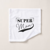 Super Mam Bad Handdoek (Wasdoekje)