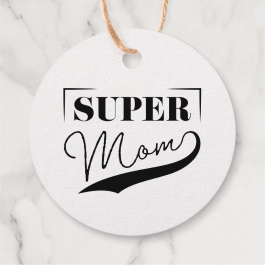 Super Mam Bedankjes Labels (Achterkant)