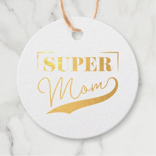 Super Mam Bedankjes Labels (Voorkant)