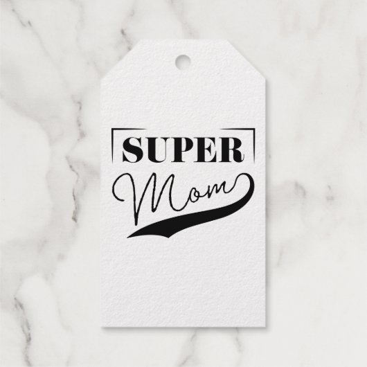 Super Mam Cadeaulabels (Achterkant)