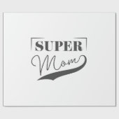 Super Mam Cadeaupapier (Vlak)