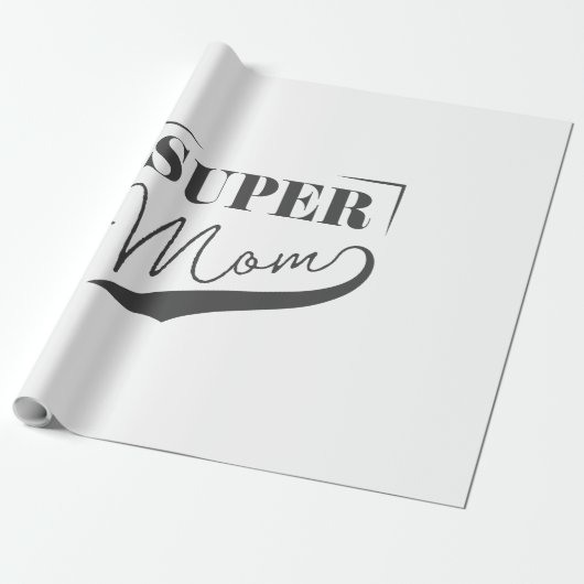 Super Mam Cadeaupapier (Uitgerold)