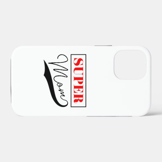 Super Mam Case-Mate iPhone Case (Achterkant (horizontaal))
