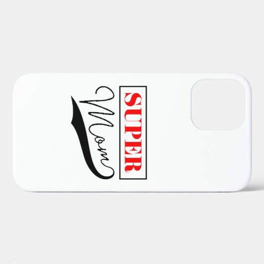 Super Mam Case-Mate iPhone Case (Achterkant (horizontaal))