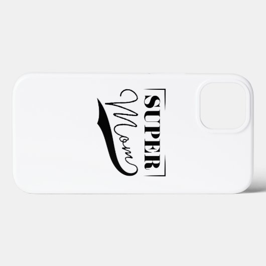 Super Mam Case-Mate iPhone Case (Achterkant (horizontaal))