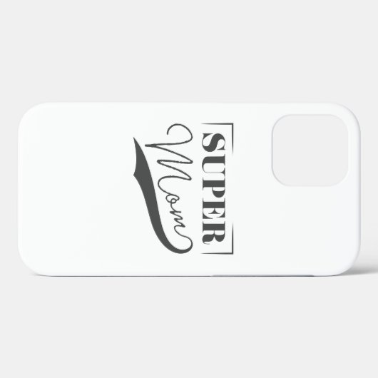 Super Mam Case-Mate iPhone Case (Achterkant (horizontaal))