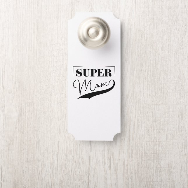 Super Mam Deurhanger (Op knop)