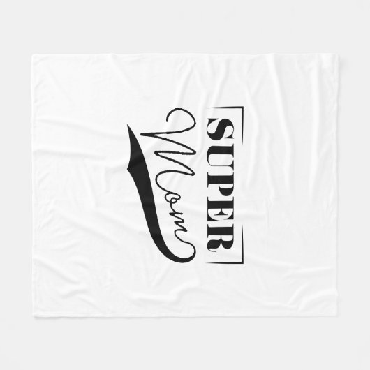 Super Mam Fleece Deken (Voorkant (Horizontaal))