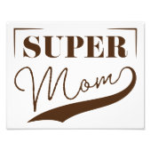 Super Mam Foto Afdruk (Voorkant)