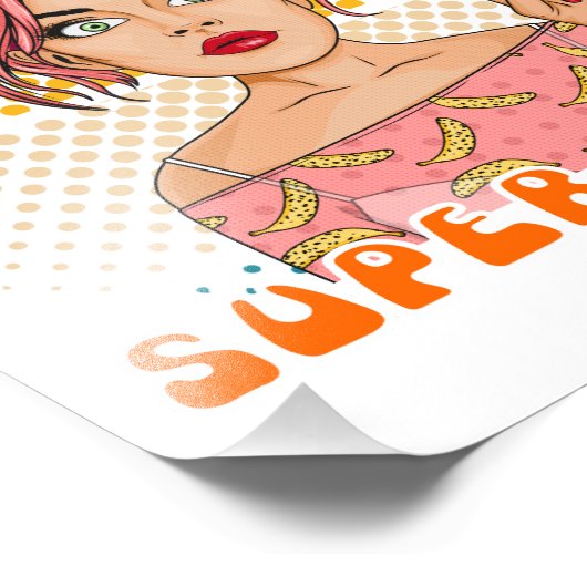 Super Mam Foto Afdruk (Hoek)