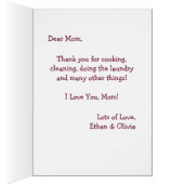 Super Mam, Funny Moederdag Greeting (Binnen (Rechts))