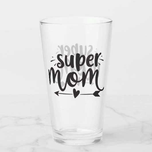 Super Mam Glas (Achterkant)