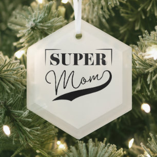 Super Mam Glas Ornament