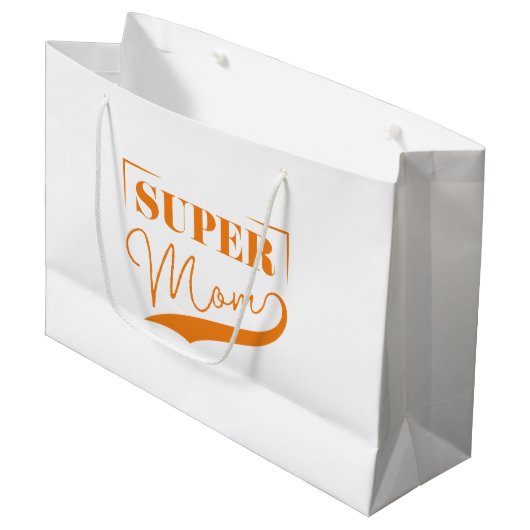 Super Mam Groot Cadeauzakje (Voorkant Gekanteld)