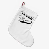 Super Mam Grote Kerstsok (Voorkant (Hangend))