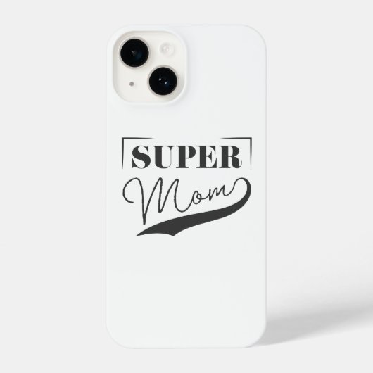 Super Mam iPhone Hoesje (Achterkant)