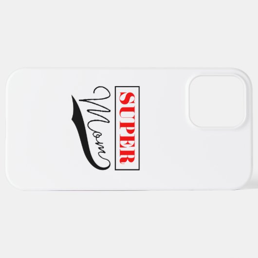 Super Mam iPhone Hoesje (Achterkant horizontaal)