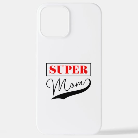 Super Mam iPhone Hoesje (Achterkant)