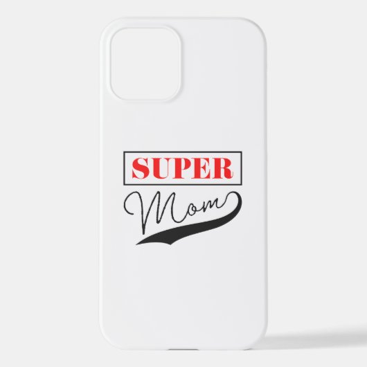 Super Mam iPhone Hoesje (Achterkant)