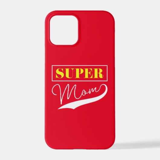 Super Mam iPhone Hoesje (Achterkant)