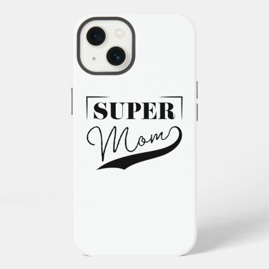 Super Mam iPhone Hoesje (Achterkant)