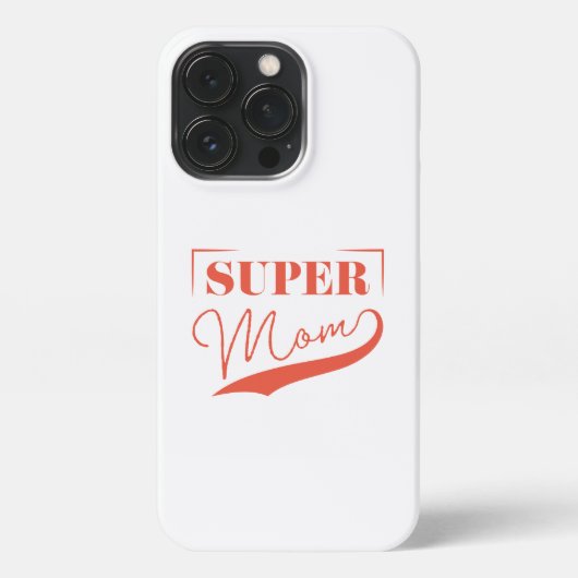 Super Mam iPhone Hoesje (Achterkant)