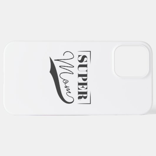 Super Mam iPhone Hoesje (Achterkant horizontaal)