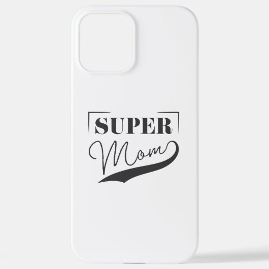 Super Mam iPhone Hoesje (Achterkant)