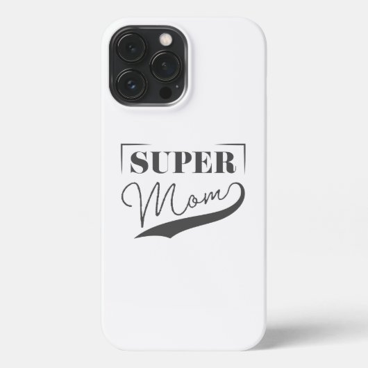 Super Mam iPhone Hoesje (Achterkant)