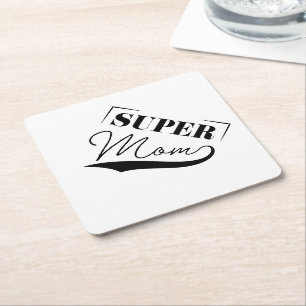 Super Mam Kartonnen Onderzetters