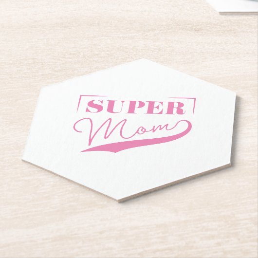 Super Mam Kartonnen Onderzetters (Schuin)
