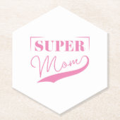 Super Mam Kartonnen Onderzetters (Voorkant)