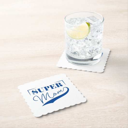 Super Mam Kartonnen Onderzetters (Insitu)