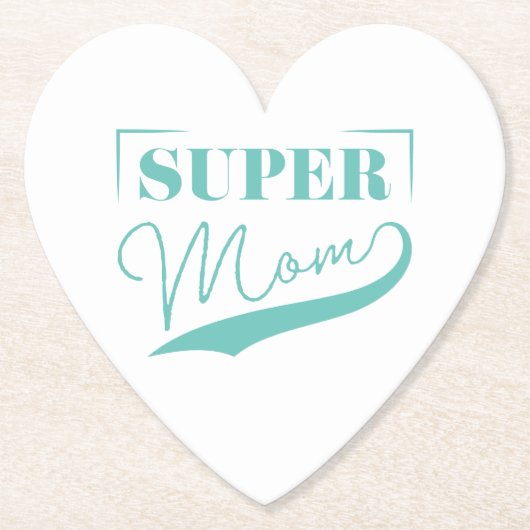 Super Mam Kartonnen Onderzetters (Voorkant)