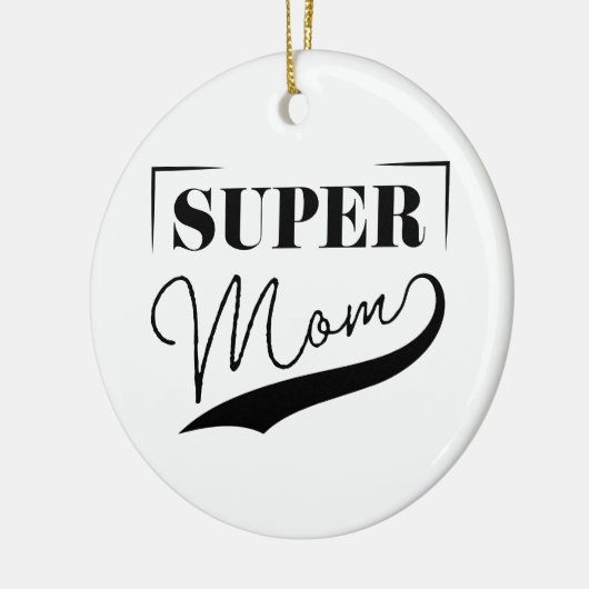 Super Mam Keramisch Ornament (Links)