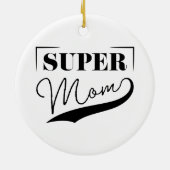 Super Mam Keramisch Ornament (Achterkant)