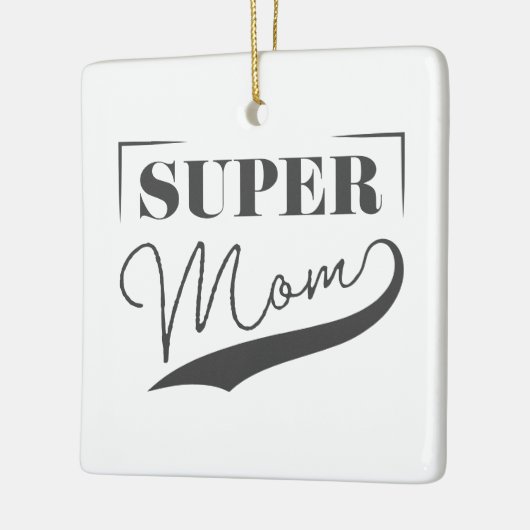 Super Mam Keramisch Ornament (Links)